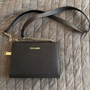 Steve Madden Cross Body Black Purse